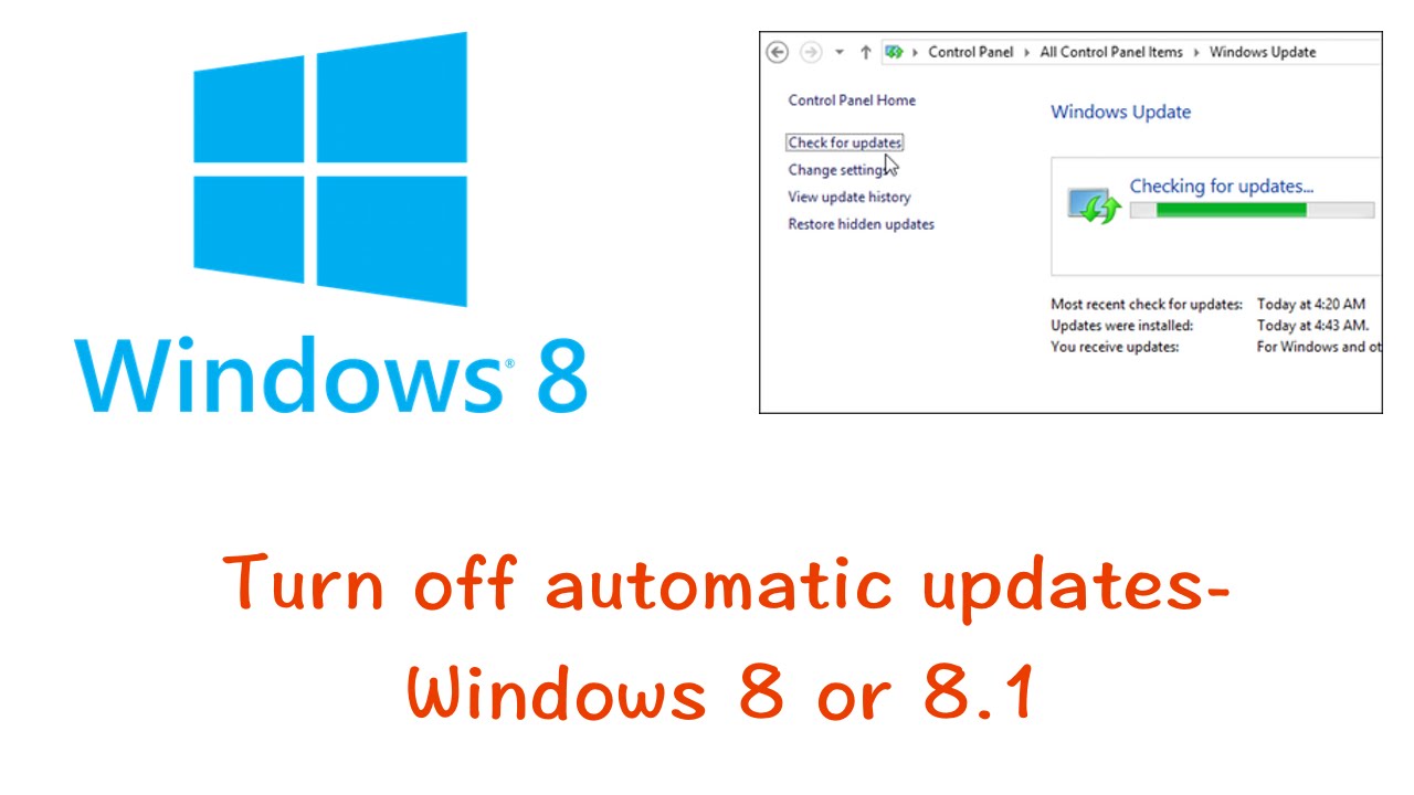 How to stop chrome update in windows 8
